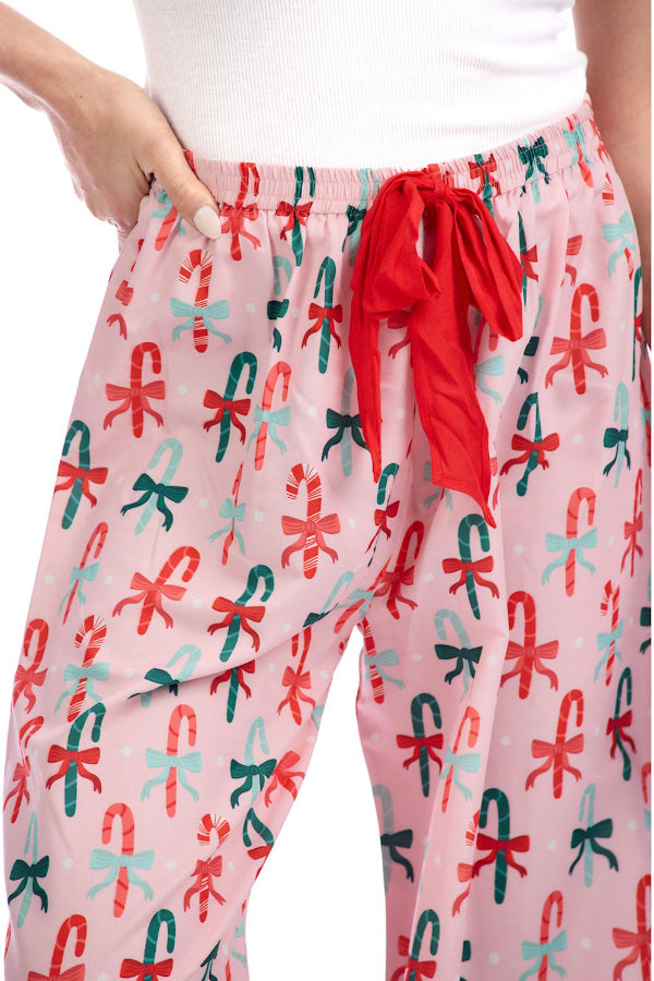 Candy Cane Holiday Pajama Pants