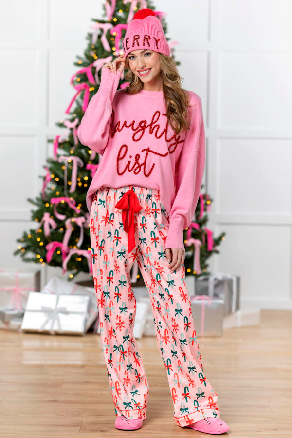 Candy Cane Holiday Pajama Pants