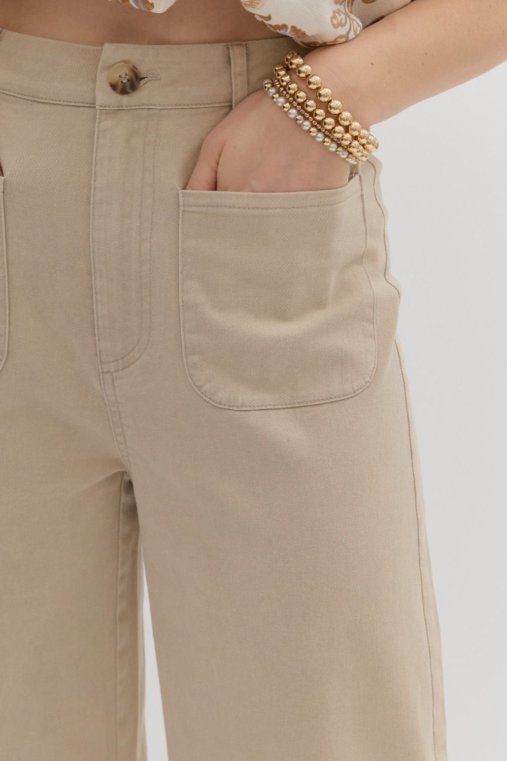 Chino Pocket Ankle Pants