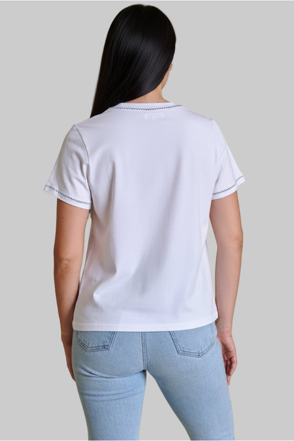 Tiger Embroidered Tee