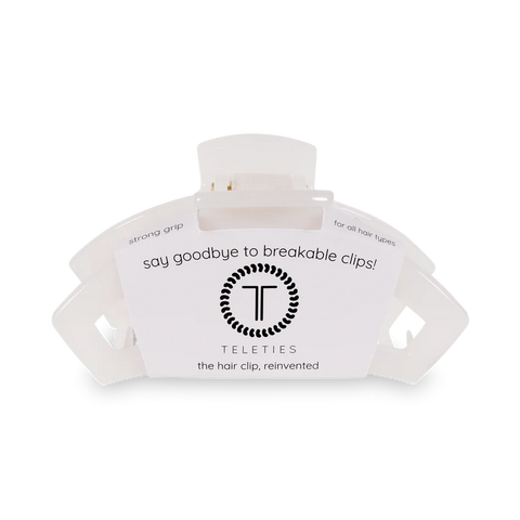 Open Coconut White Hair Clip