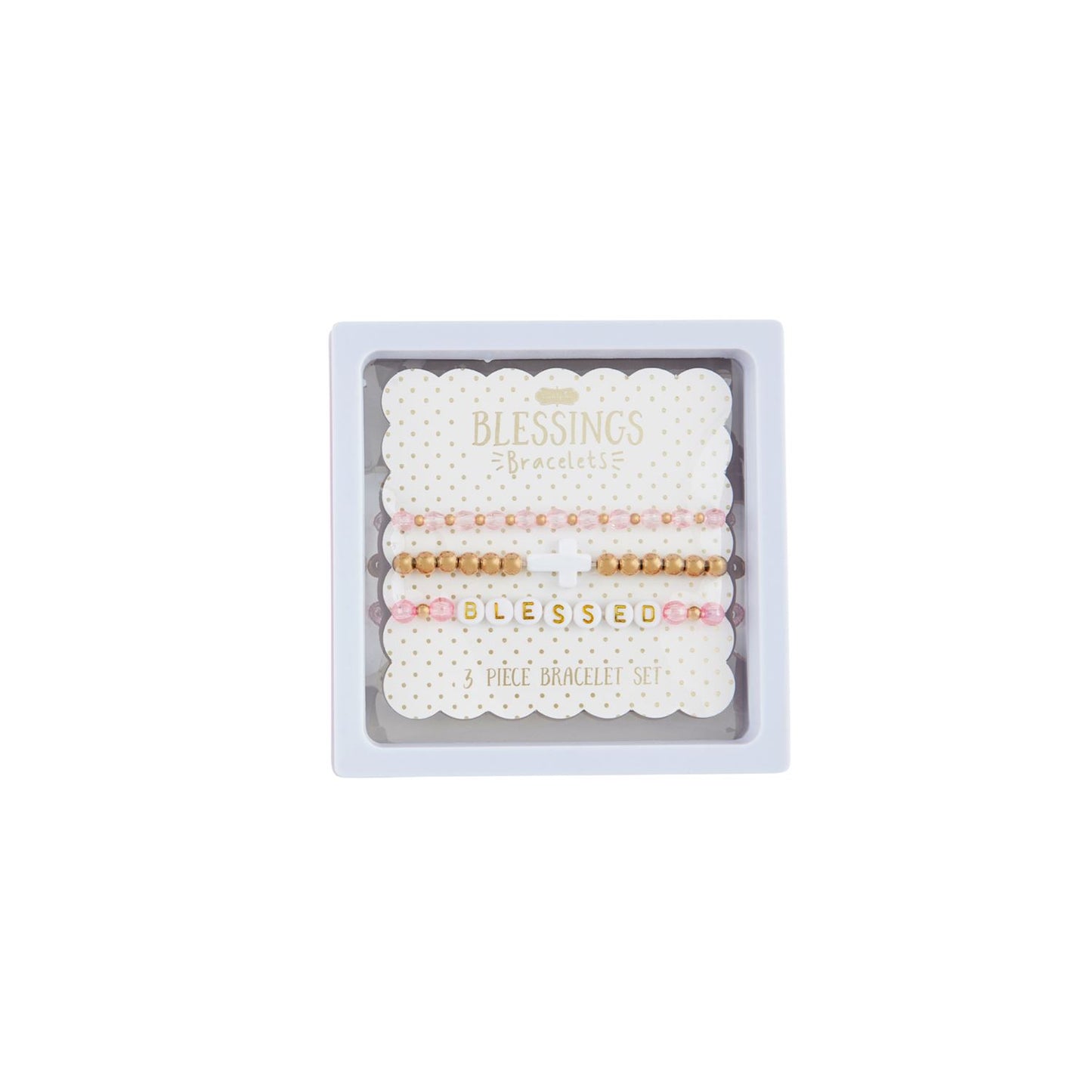 Girls Cross Beaded Bracelets