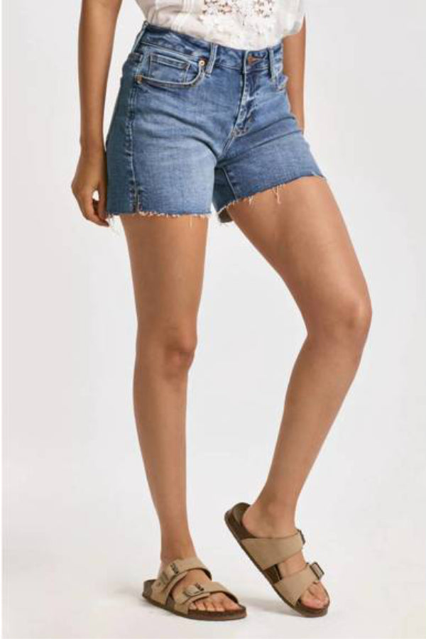 Julian Mid Rise Denim Shorts