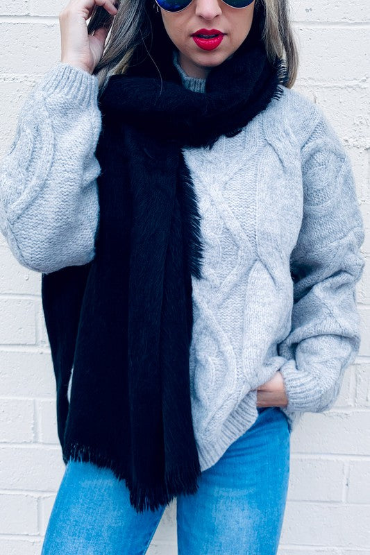 Super Soft Fringe Scarf