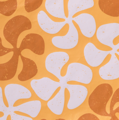 Funky Plumeria Mini Pouch