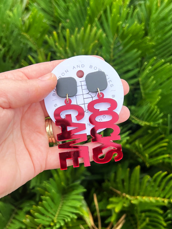 Game Cocks Acrylic Earring