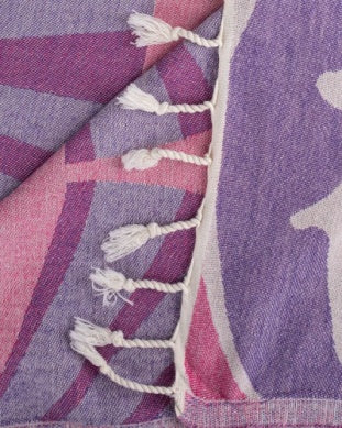 Geo Manta Rays Towel