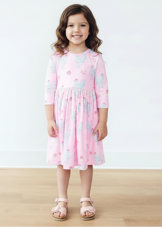 Little Miss Chickie Pocket Twirl Dress