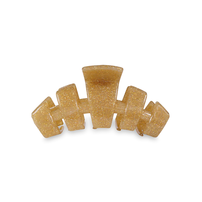 Gold Glitter Hair Clip