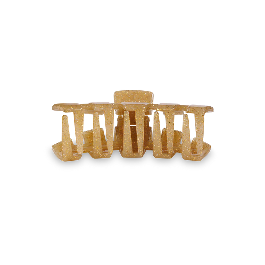 Gold Glitter Hair Clip