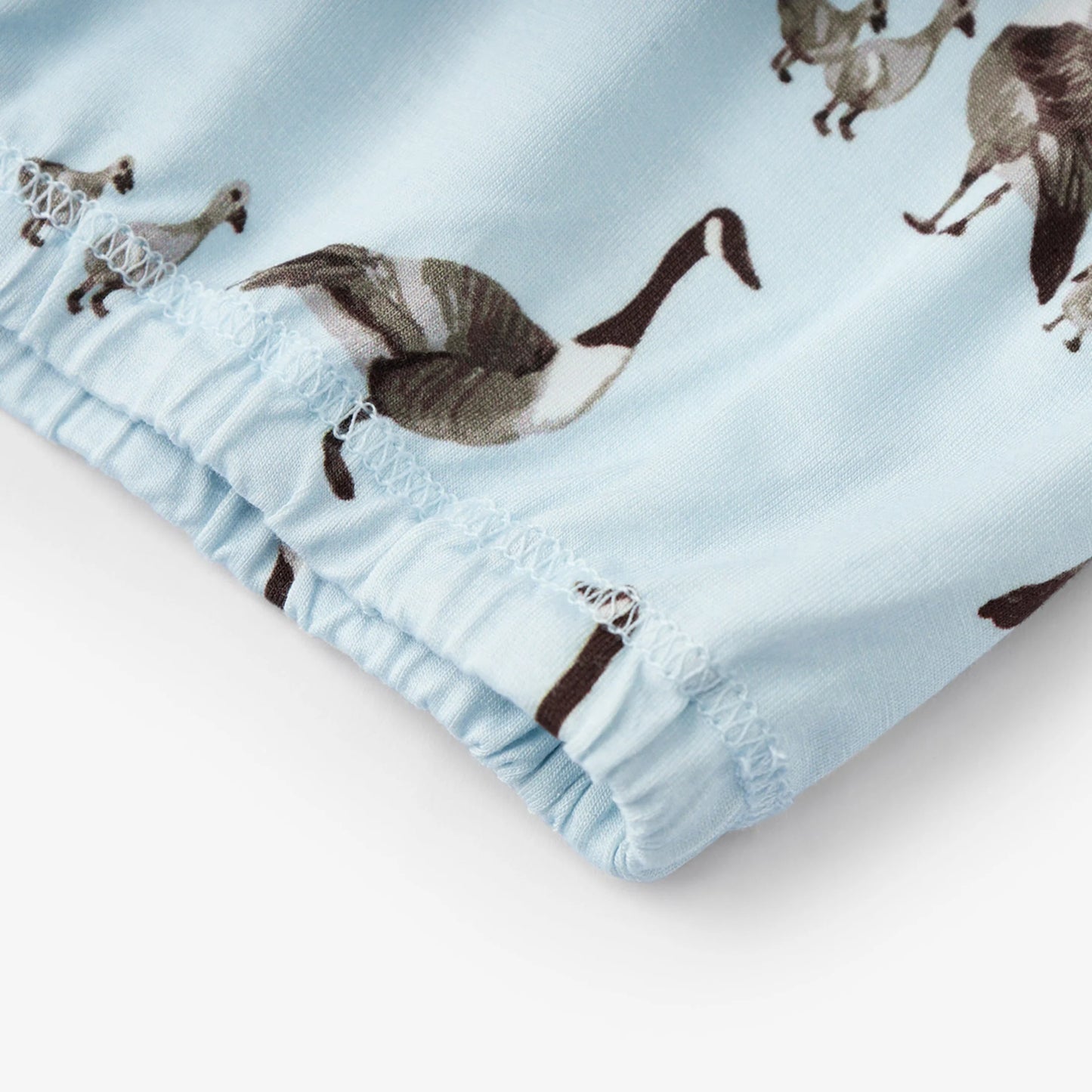 Goose Luxe Stretch Newborn Gown & Hat Set