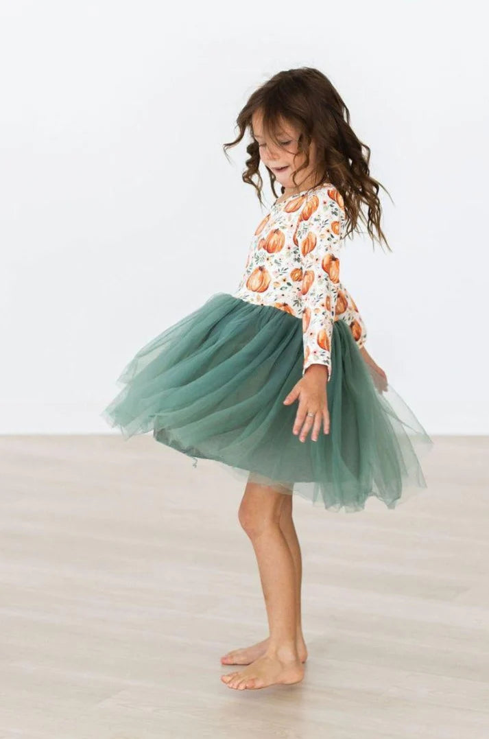 Girls Harvest Florals Tutu Dress