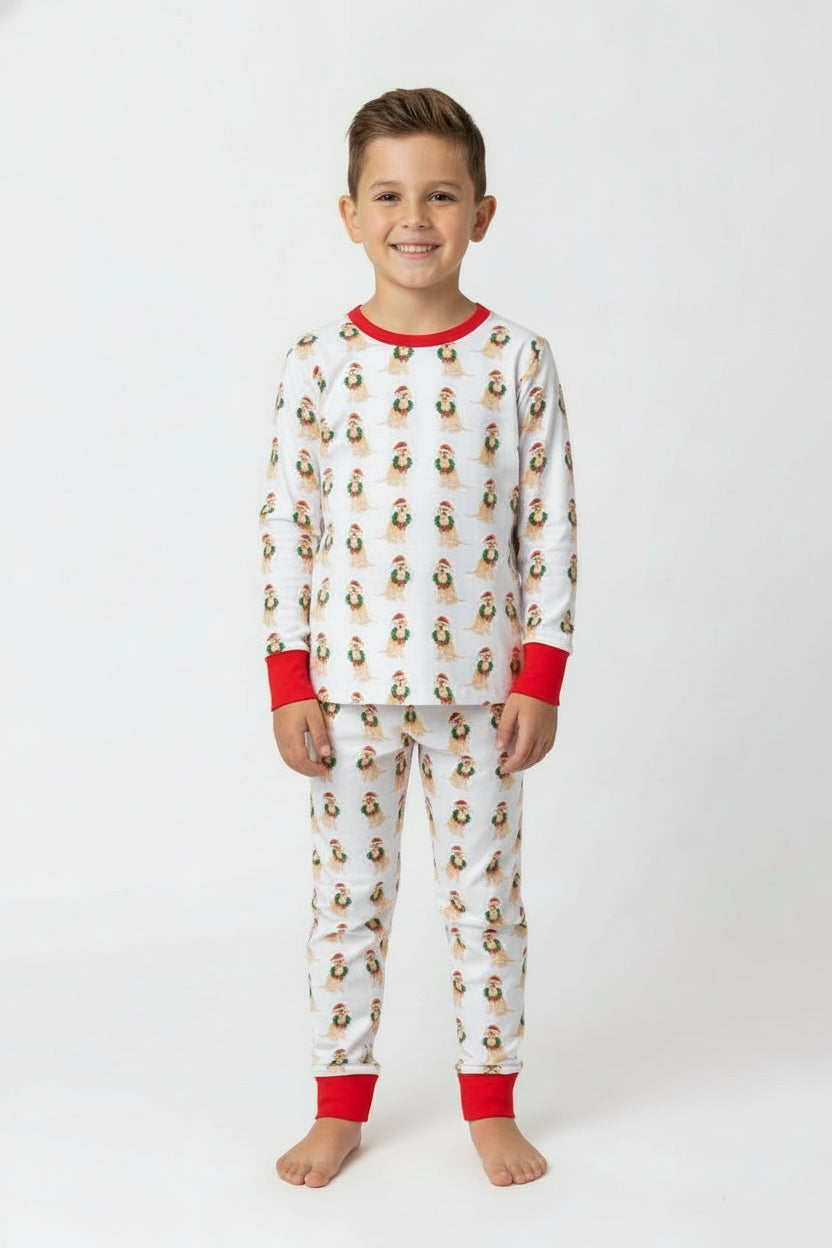 Holiday Dogs 2 Piece Pajama Set