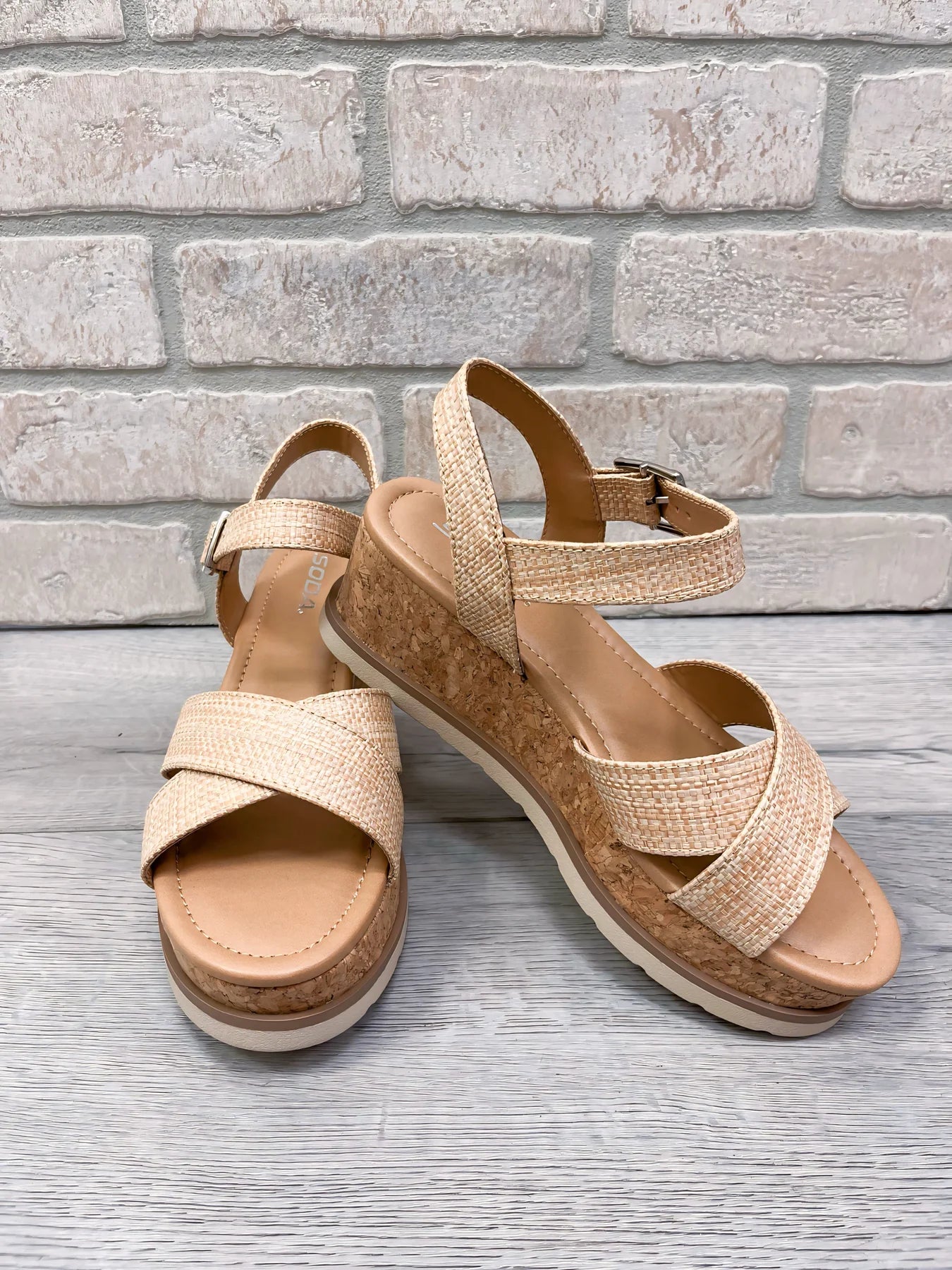 Seville Cork Platform Wedge