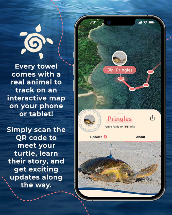 Journey Turtle Towel - Fahlo