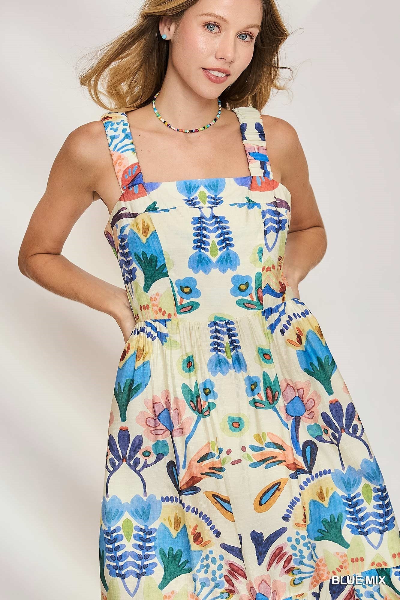Floral Garden Midi Dress