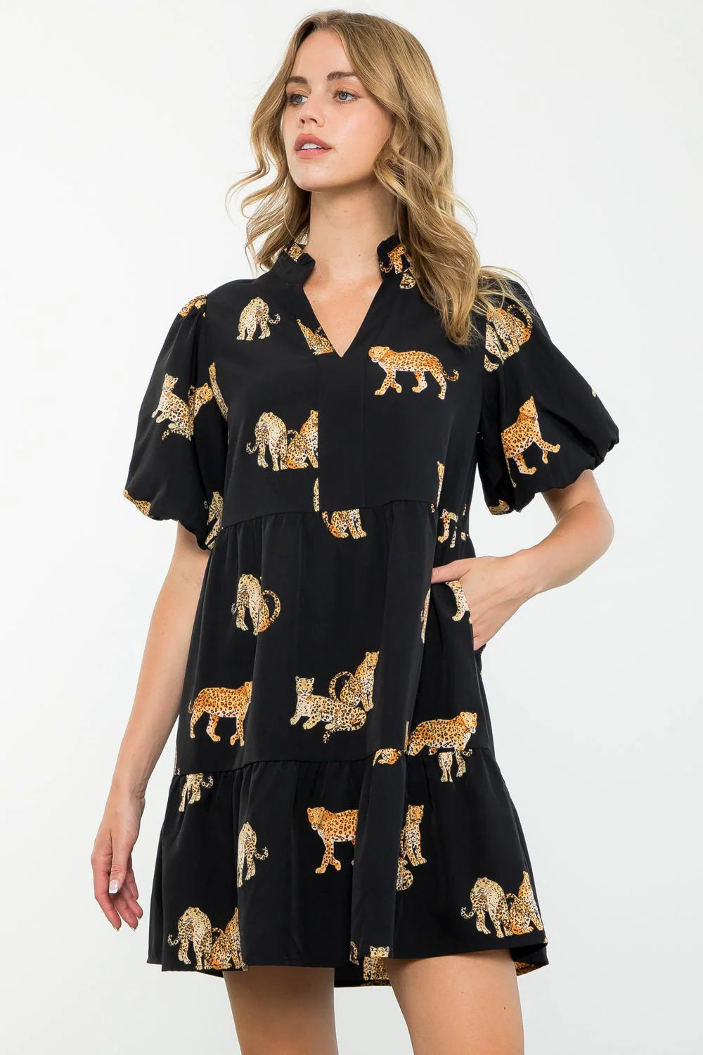 Kelly Cheetah Print Dress