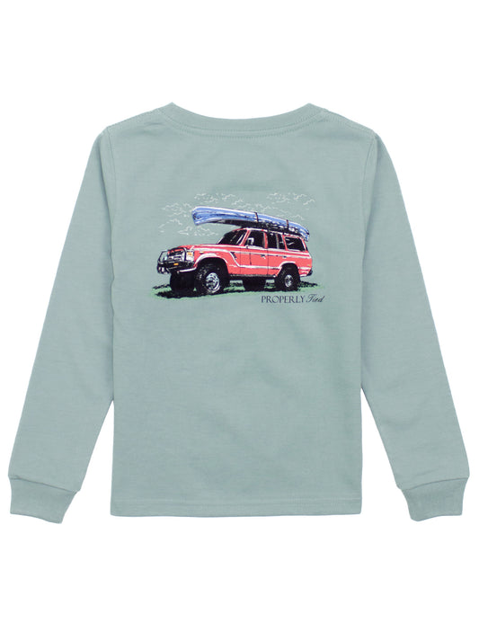 Boys Explorer LS Graphic T-Shirt
