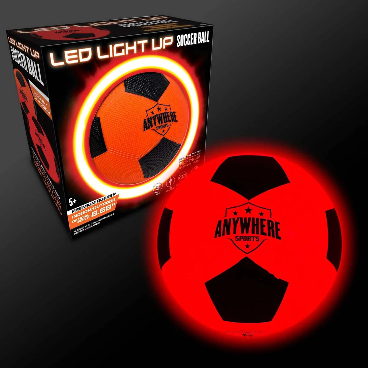 LED Light Up Soccer Ball Size 5