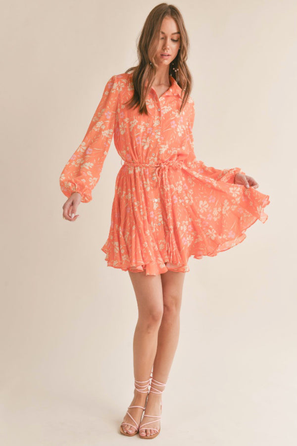 Manderin Floral Escape Dress