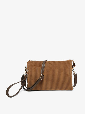 Izzy Corduroy Crossbody Brown