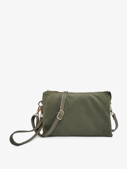 Izzy Corduroy Crossbody Olive