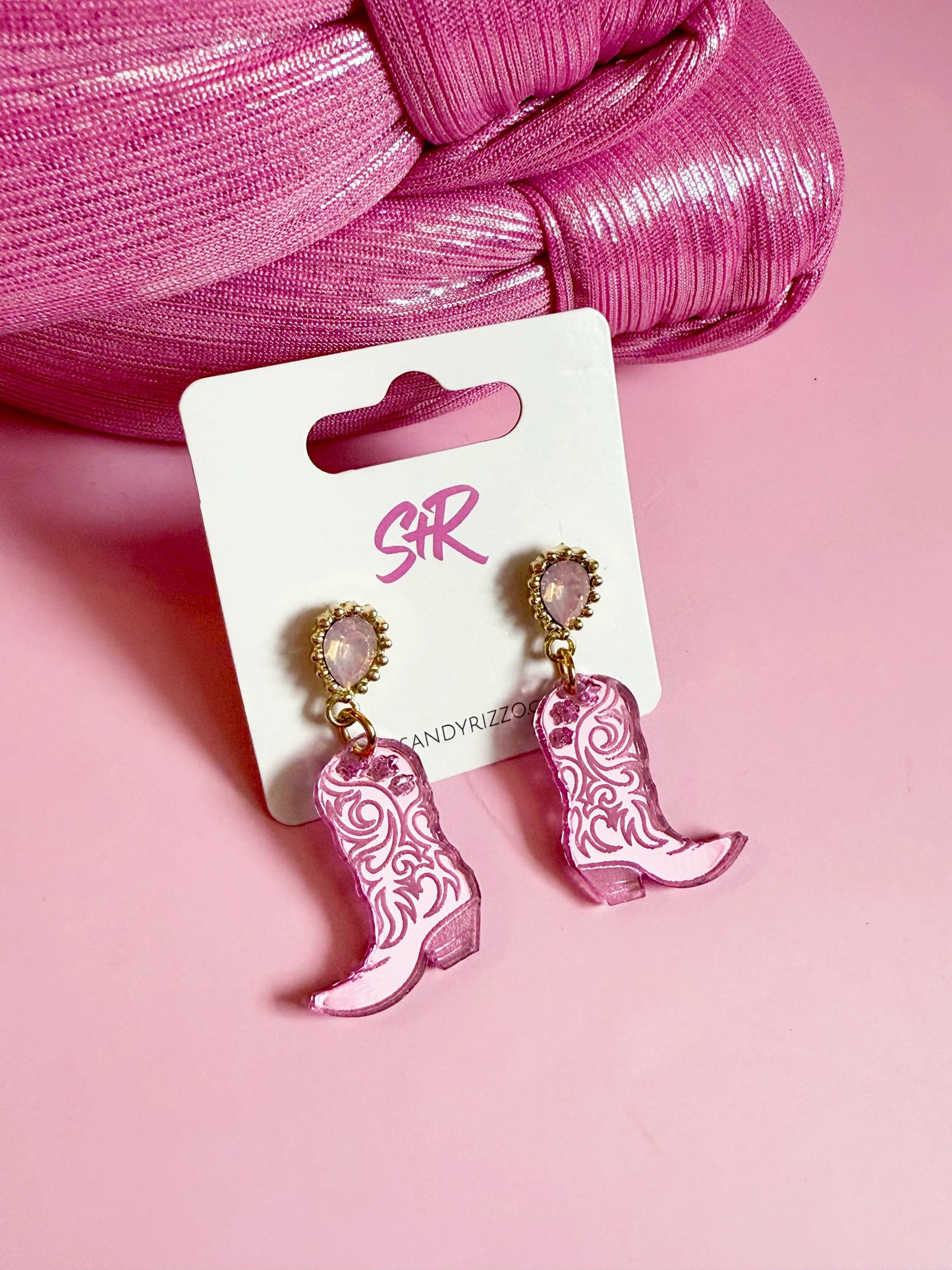 Mini Pink Cowgirl Boots