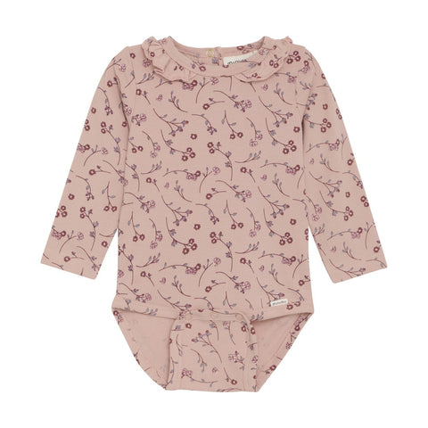 Girls LS Floral Bodysuit