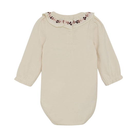 Girls LS Embroidered Bodysuit