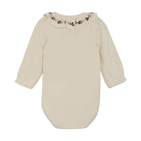 Girls LS Embroidered Bodysuit