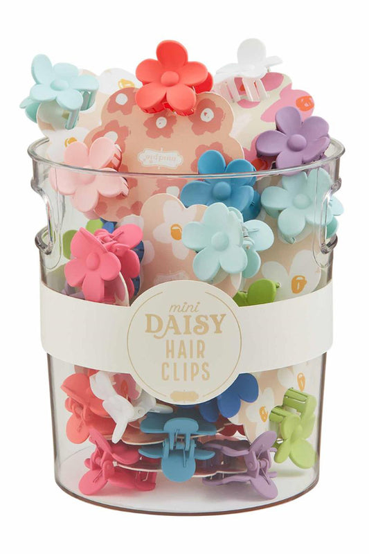 Mini Daisy Hair Clip Set