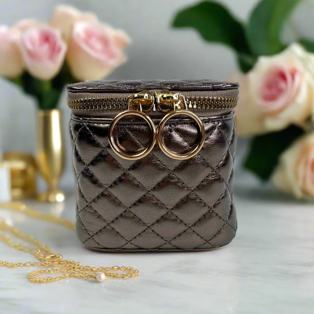 NEW Train Jewelry Case - Bronze