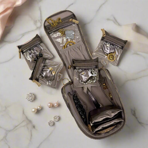 NEW Train Jewelry Case - Bronze