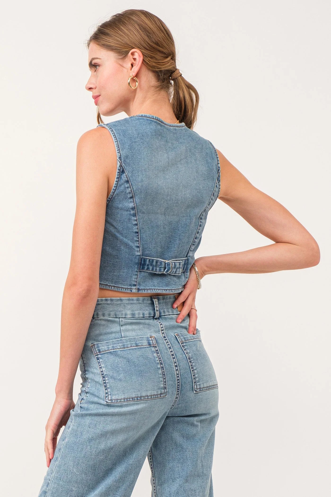 Norris Denim Top
