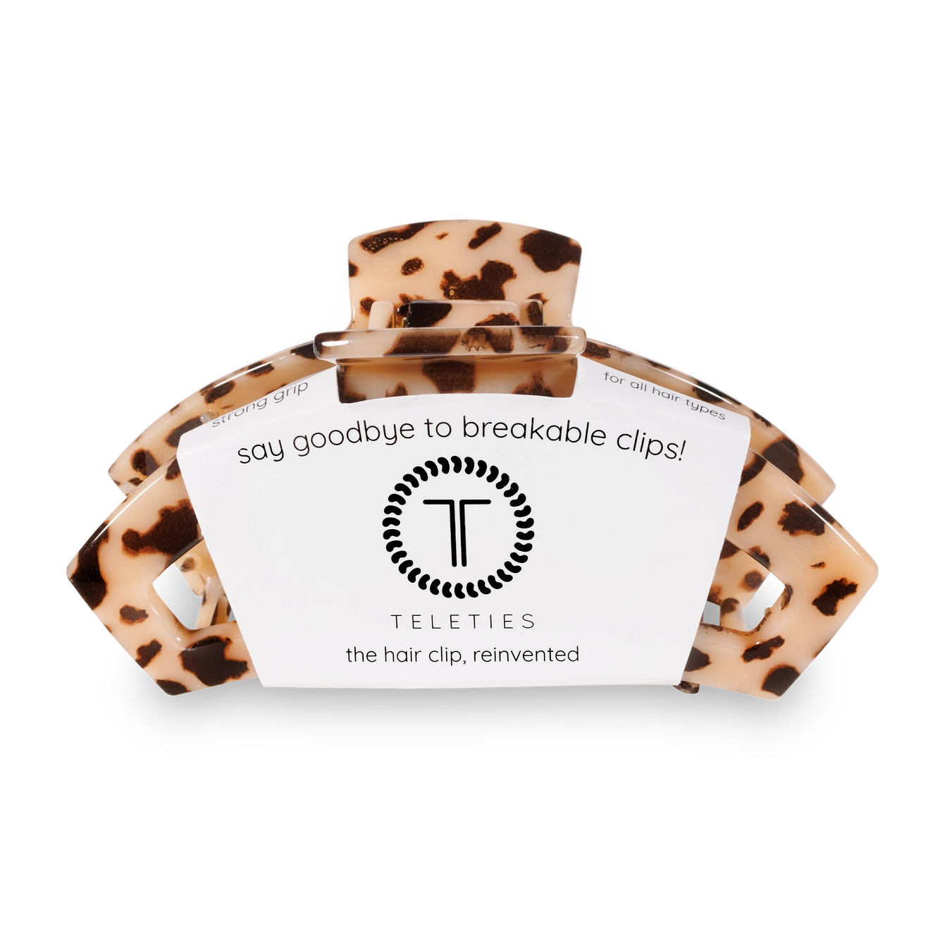 Open Blonde Tortoise Hair Clip