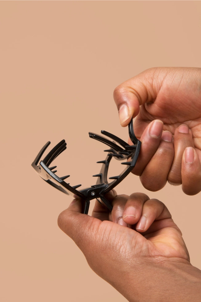 Open Denim Hair Clip