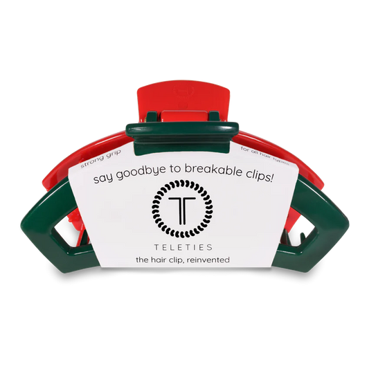 Open Red and Green Hair Clip