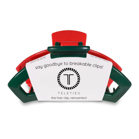 Open Red and Green Hair Clip