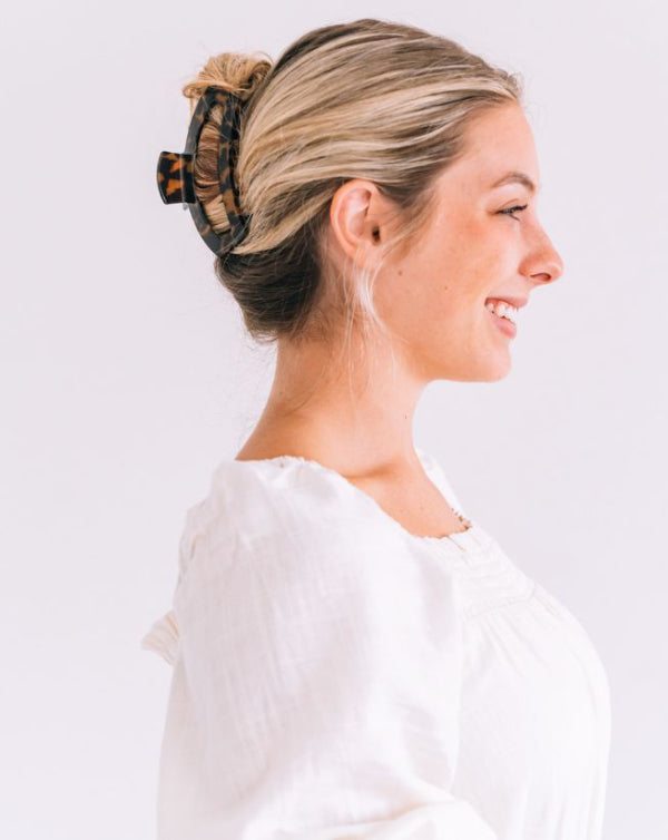 Open Tortoise Hair Clip