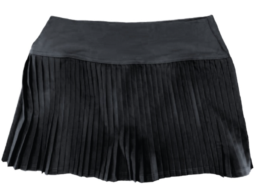 Black Pleated Skort