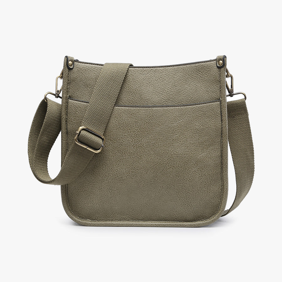 Army Green Posie Crossbody Purse
