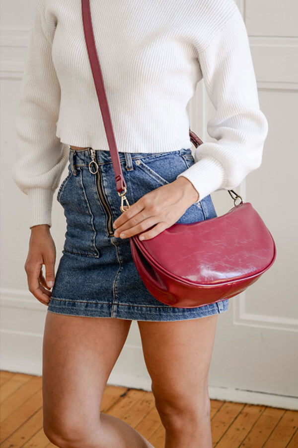 Rosalind Glossy Crossbody Bag