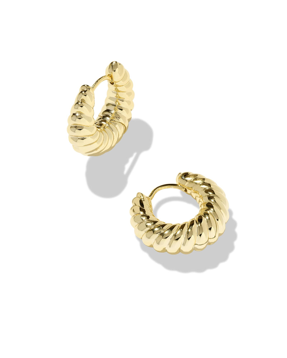 Sandy Gold Huggie Earrings