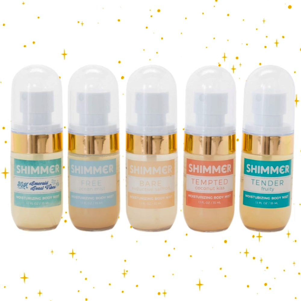 Mixologie Bare (seductive saffron) SHIMMER Body Mist