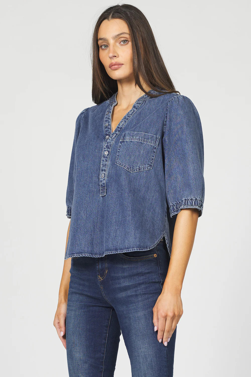 Sidney Denim Top