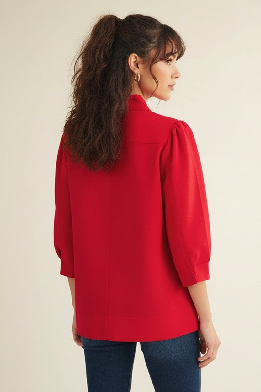 Standing Collared Top