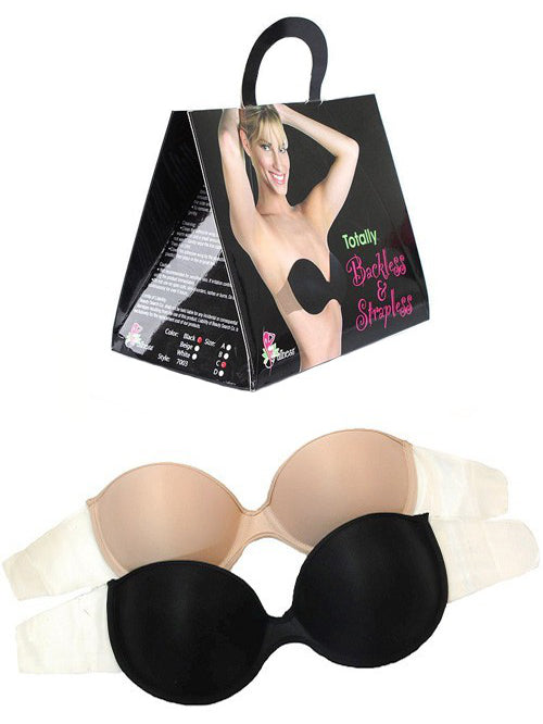 Strapless Bra with Adhesive Sides
