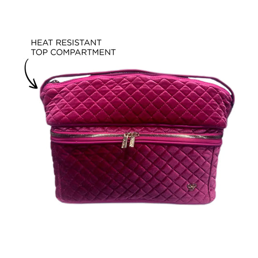 NEW Stylist Travel Bag - Fuchsia Velvet
