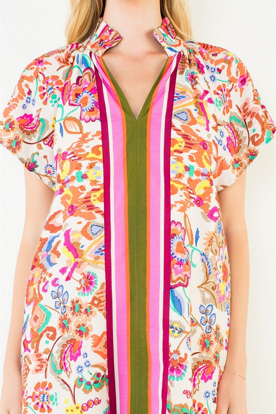 THML Jules Pop Shift Dress