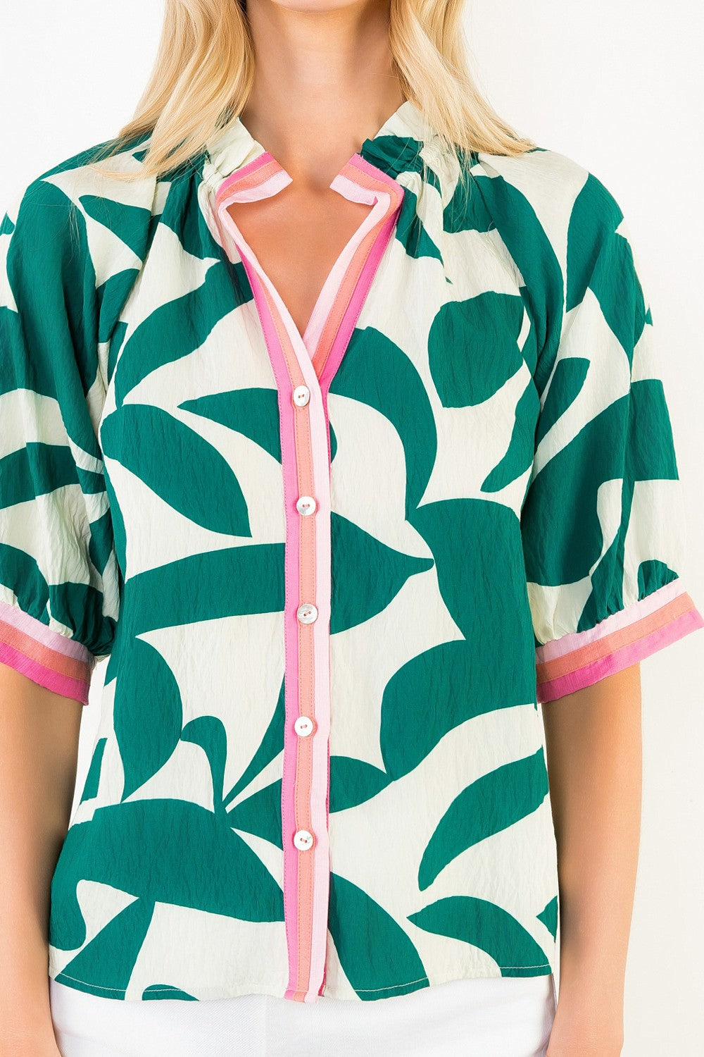 THML Silky Geometric Top